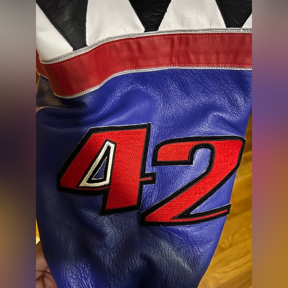 Rare Coors Light Racing Silver Bullet NASCAR Kyle Petty #42 Jeff Hamilton Jacket - Picture 2 of 9